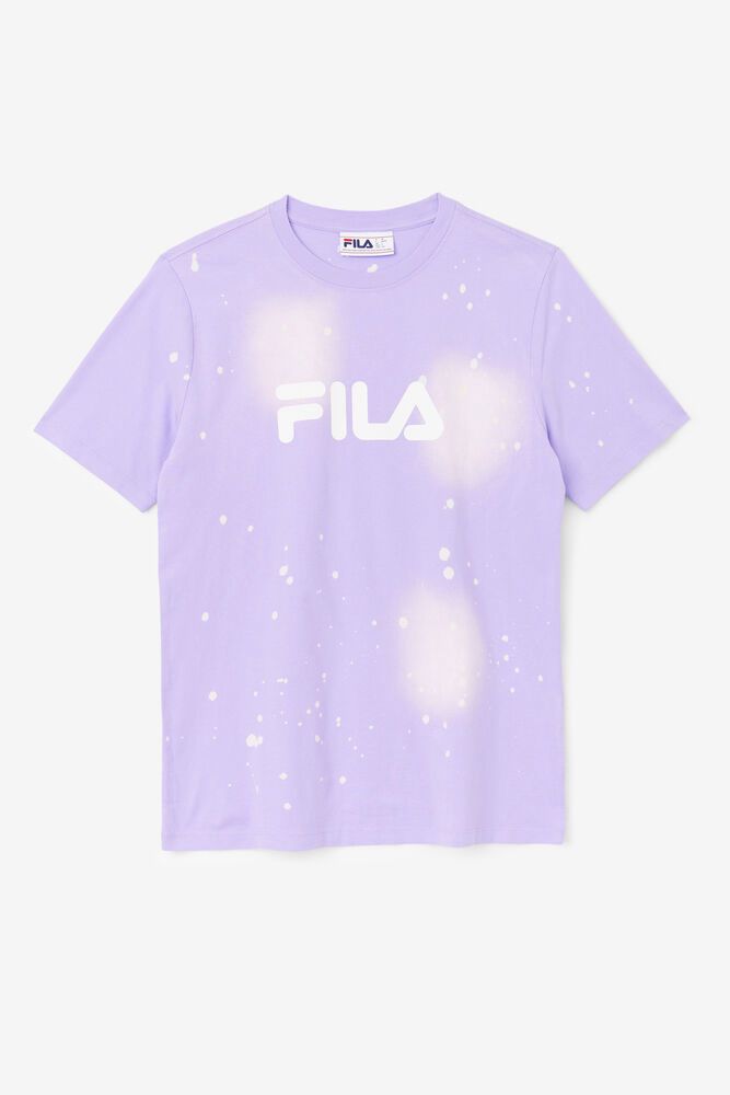 Fila T Skjorte Dame Lilla Alivia Tie Dye 451079-ALT